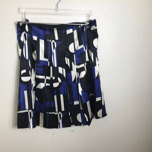 Ralph Lauren Print A line Silk skirt size 12 0016